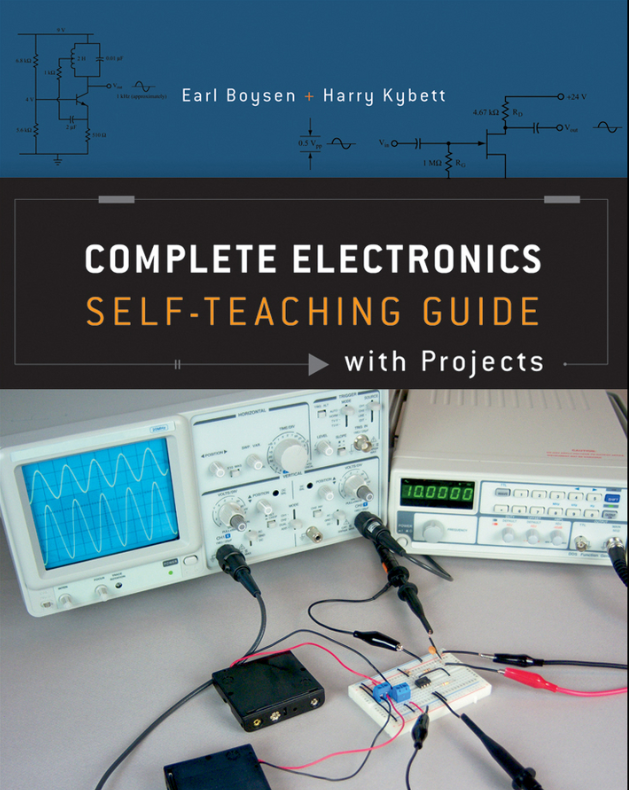 Book cover of Complete Electronics Self-Teaching Guide with Projects by Earl Boysen Book cover of Complete Electronics Self-Teaching Guide with Projects by Earl Boysen